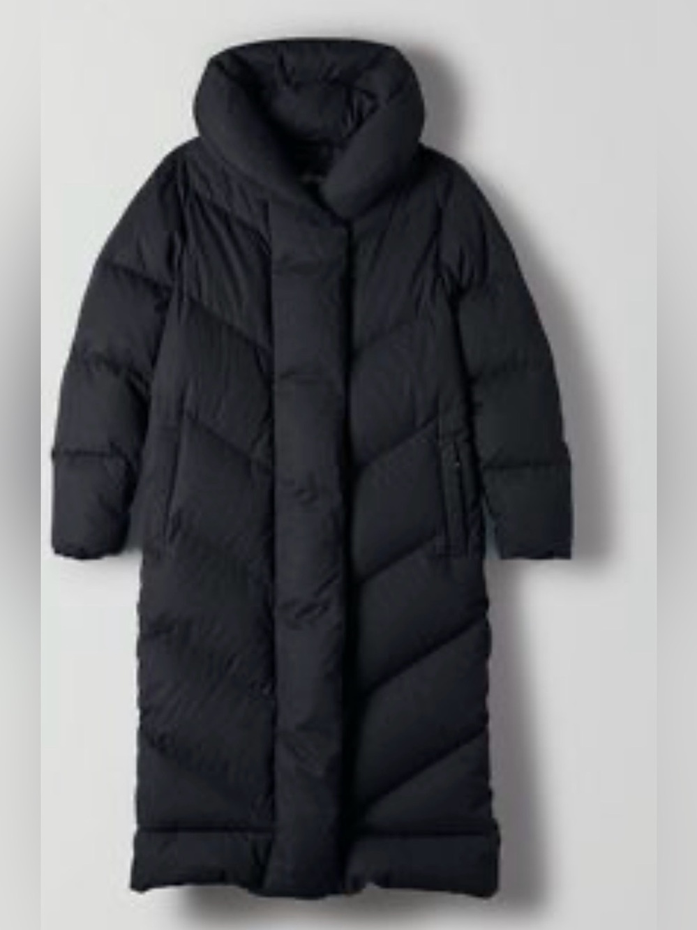 Aritzia The Super Puff Long Women's Maribel Black Long Puffer Coat